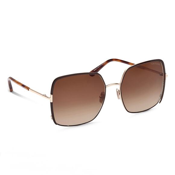New, TOM FORD Raphaela Sunglasses TF1006 48F Authentic - Picture 2 of 9